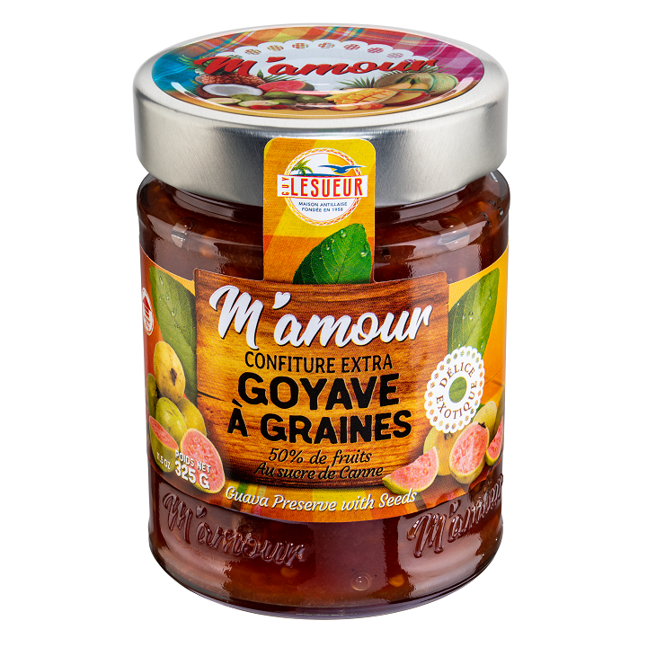 Confiture M'AMOUR goyave à graines (325g)