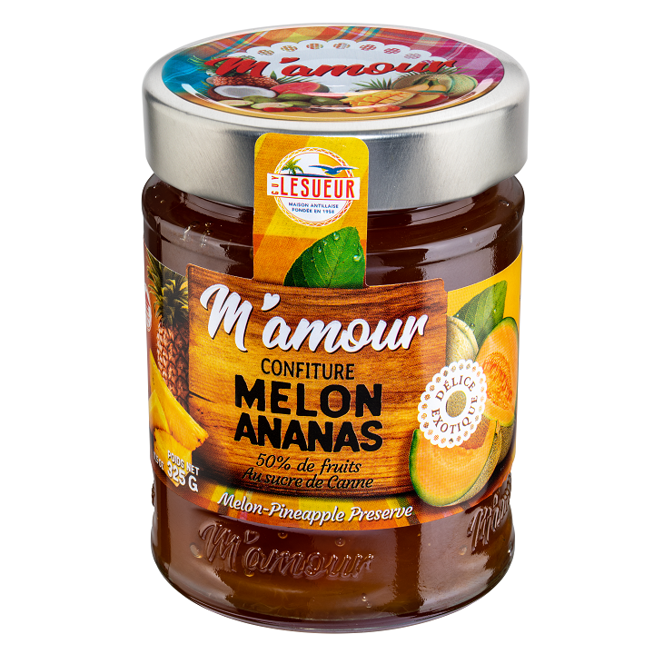 Confiture M'AMOUR melon ananas (325g)