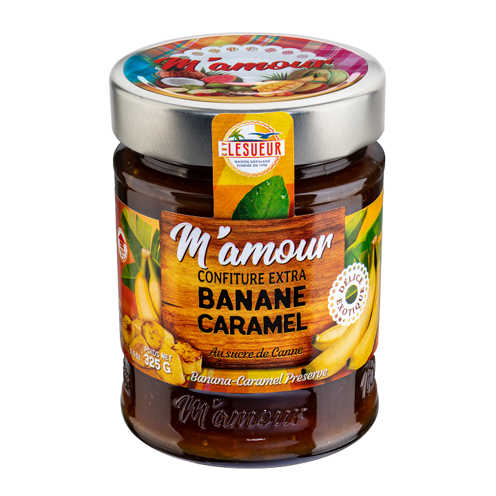 Confiture M'AMOUR Banane caramel (325g)