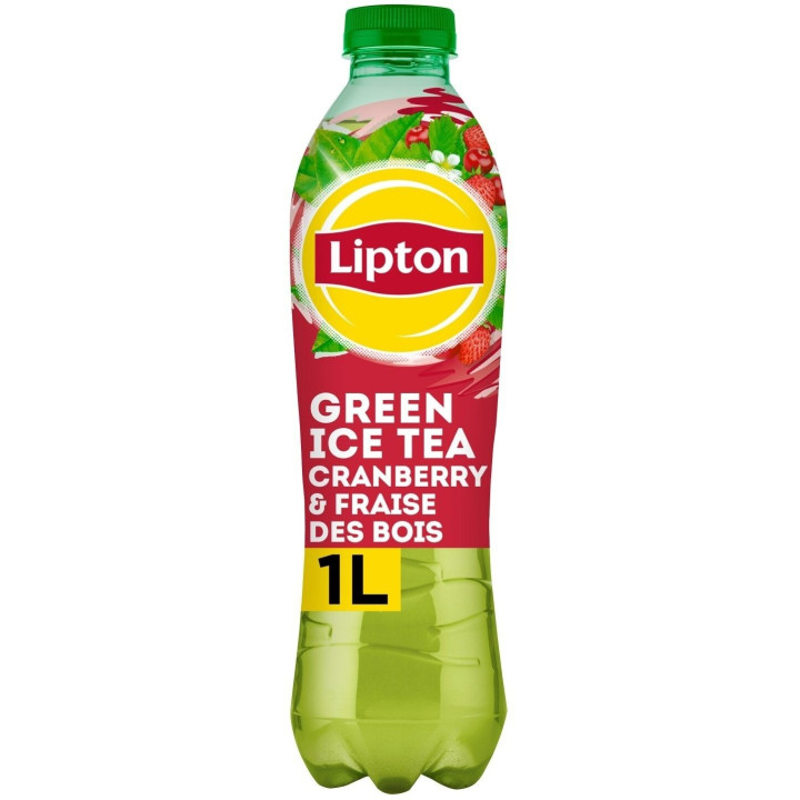 LIPTON green ice tea cranberry & fraise des bois (6 x 1L)