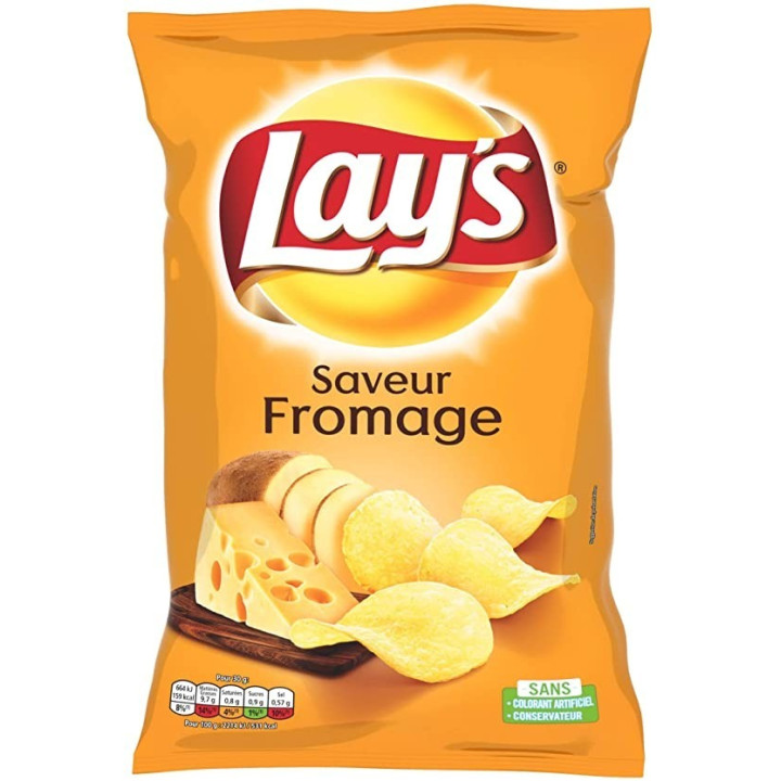 Carton Chips LAY'S saveur fromage (15 x 75g)