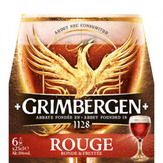 BIERE ABBAYE GRIMBERGEN ROUGE 6X25CL 6°