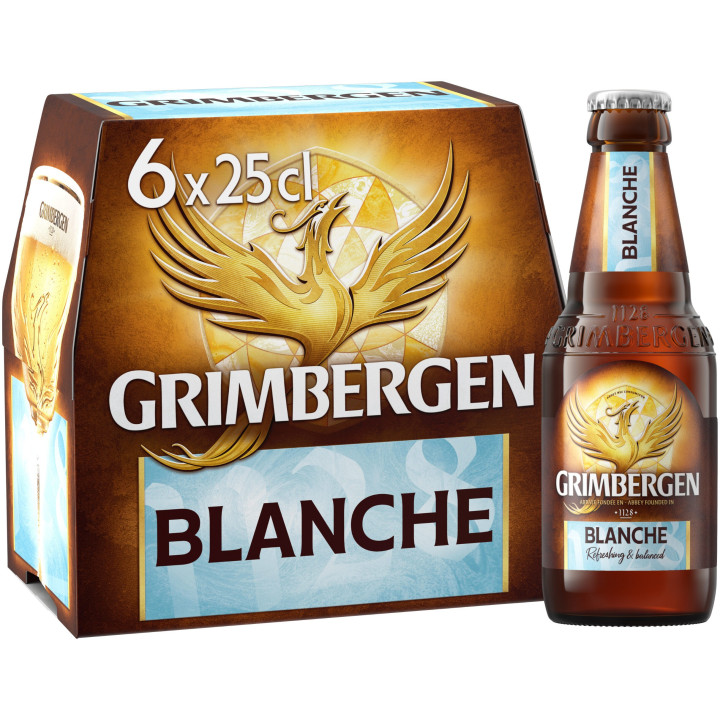 Bière GRIMBERGEN blanche 6% (25cl)