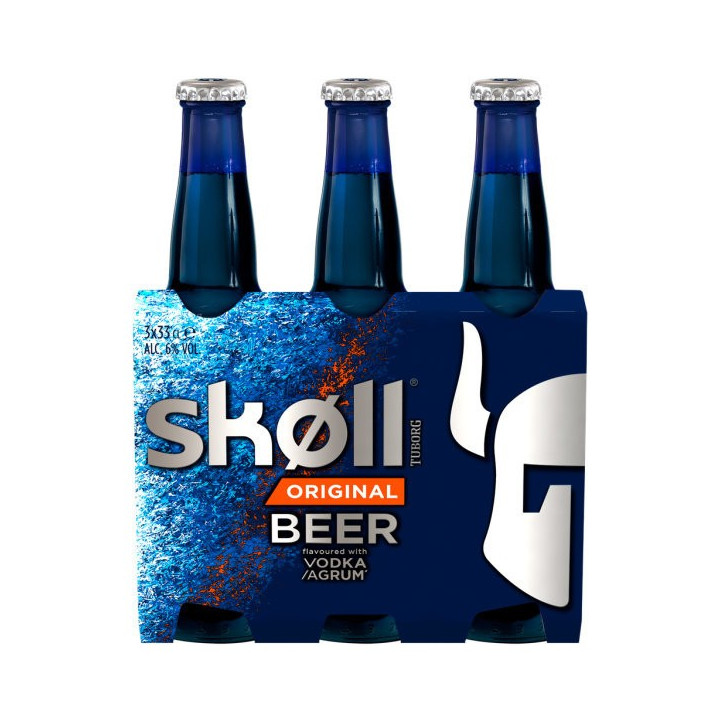 BIERE AROM. SKOLL 3X33CL 6%