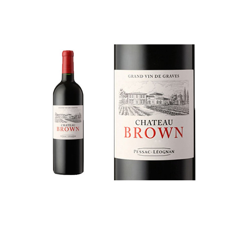 CH BROWN 2016 PESSAC-LEOGNAN 75 CL 14.5%