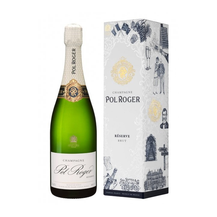 CHAMPAGNE POL ROGER BRUT RESERVE 75CL