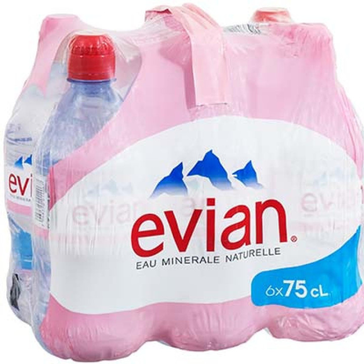 Eau EVIAN (6 x 75cl)