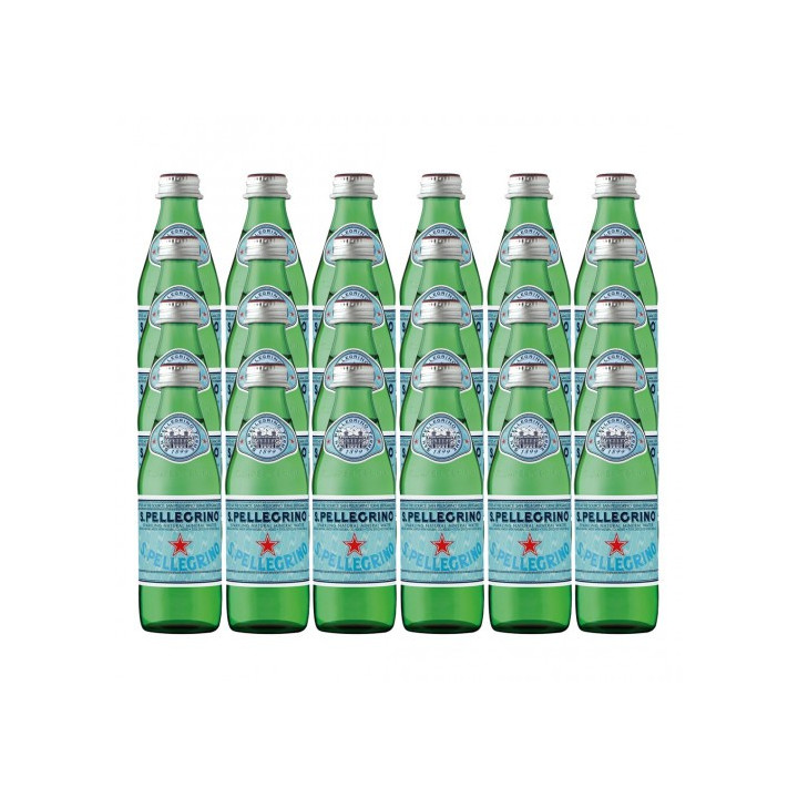 Eau pétillante SAN PELLEGRINO btle en verre (24 x 25cl)