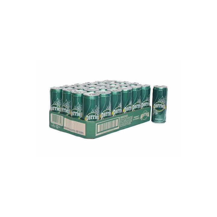 Eau pétillante PERRIER canette (24 x 33cl)