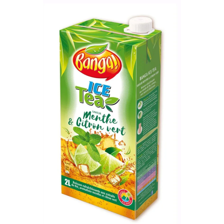 BANGA Ice Tea Menthe-Citron vert 2l