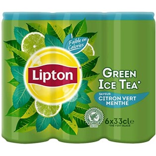 LIPTON ICE TEA GREEN CITRON MENTHE 33CL