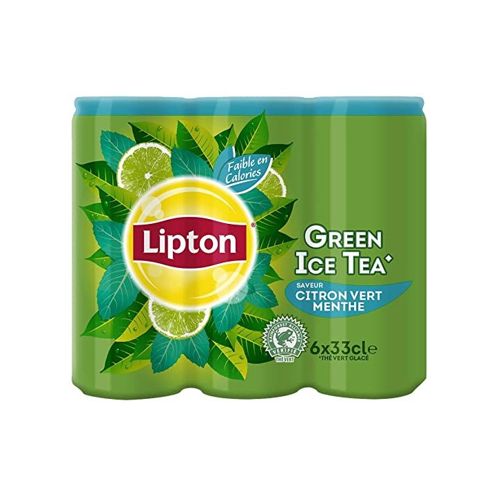 LIPTON ICE TEA green citron menthe  (24x 33cl)