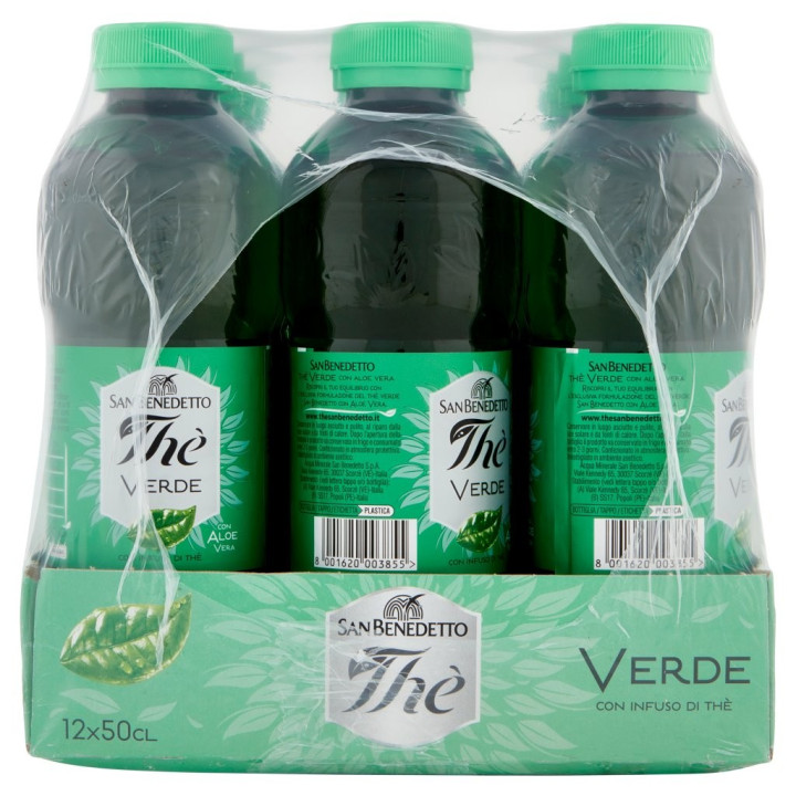 Thé SAN BENEDETTO vert (12 x 50cl)