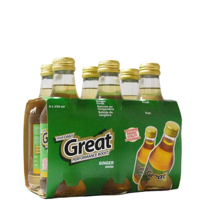 GREAT ginger drink vert (4 x (6 x 25cl))