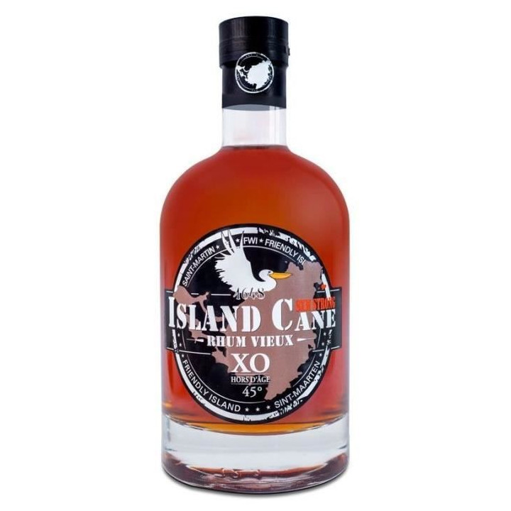 Rhum vieux ISLAND CANE X.O hors d'âge 45% (70cl)