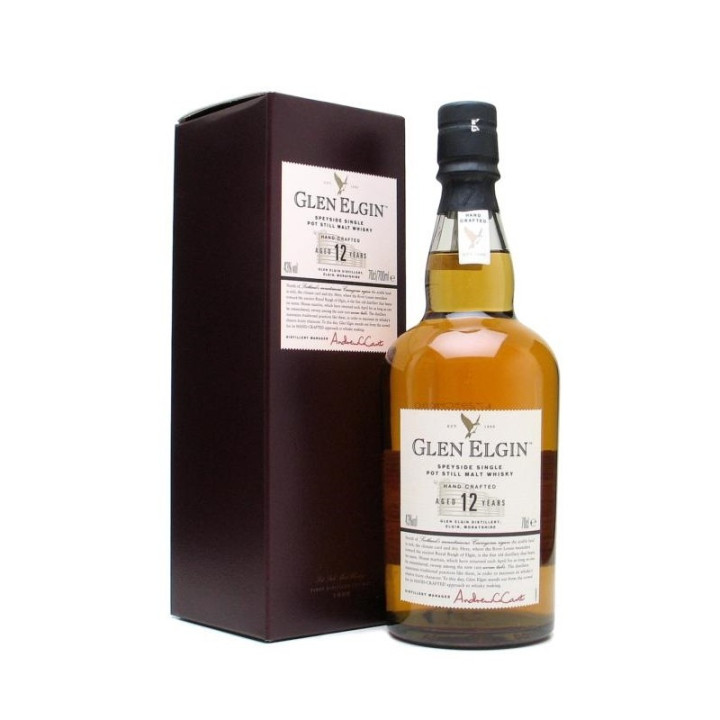 WHISKY GLEN ELGIN SING MALT 70CL 43° 12Y