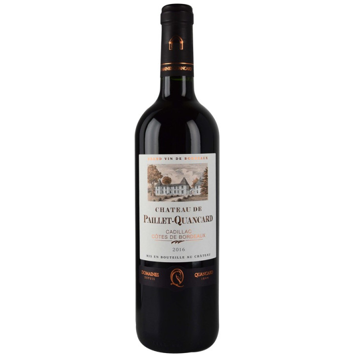 Cotes Bordeaux Château PAILLET QUANCARD 75cl