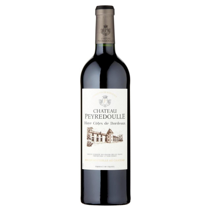 Vin rouge Château PEYREDOULLE Blaye Côtes de Bordeaux 2015 13° (75cl)