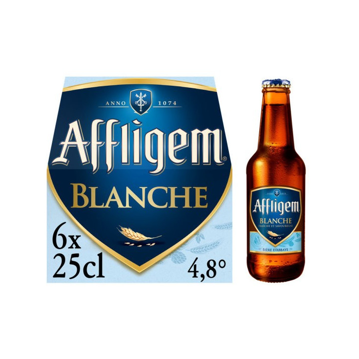 24 Bières AFFLIGEM blanche (6 x 25cl)