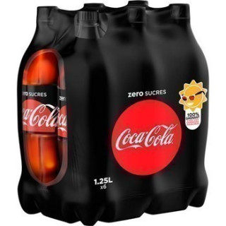 COCA-COLA zéro sucres (6 x 1.25L)