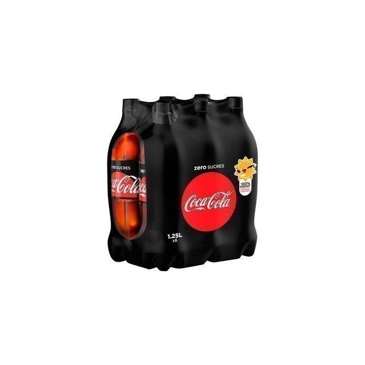 Coca-Cola Zero Pet 6 x 1.25L