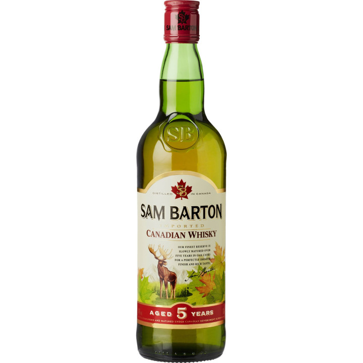 Sam Barton 5 ans 70cl / Canadian Whiskey