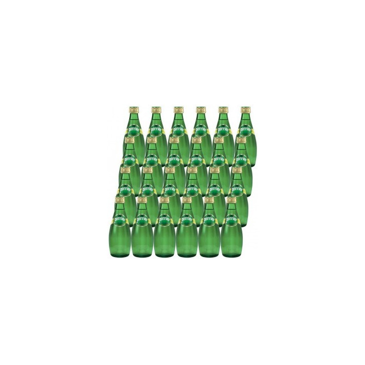 Eau pétillante PERRIER btle en verre (24 x 20cl)