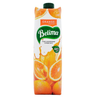 BELIMA PUR JUS ORANGE LITRE  2 x 1L