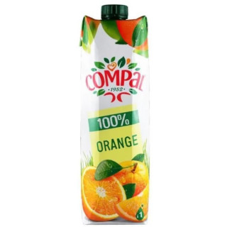 COMPAL 100% JUS ORANGE 1L