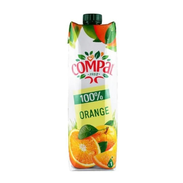 COMPAL 100% JUS ORANGE 1L