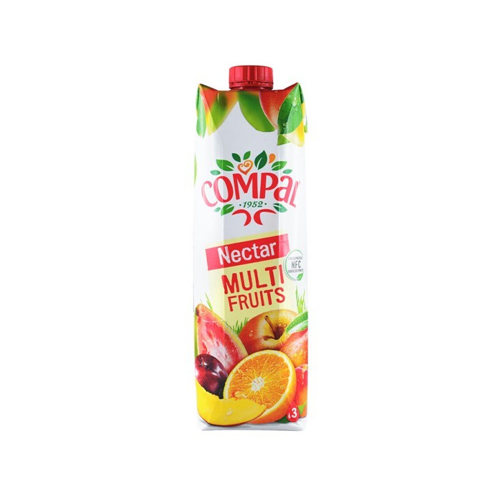 Jus COMPAL nectar multifruits (12 x 1L)