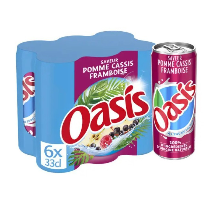 Jus OASIS Pomme Cassis Framboise (4 x (6 x 33cl))