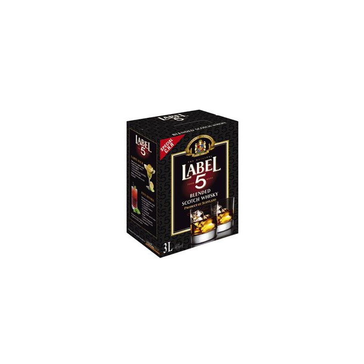 LABEL 5  40° 3L BIB/ Scotch Whisky