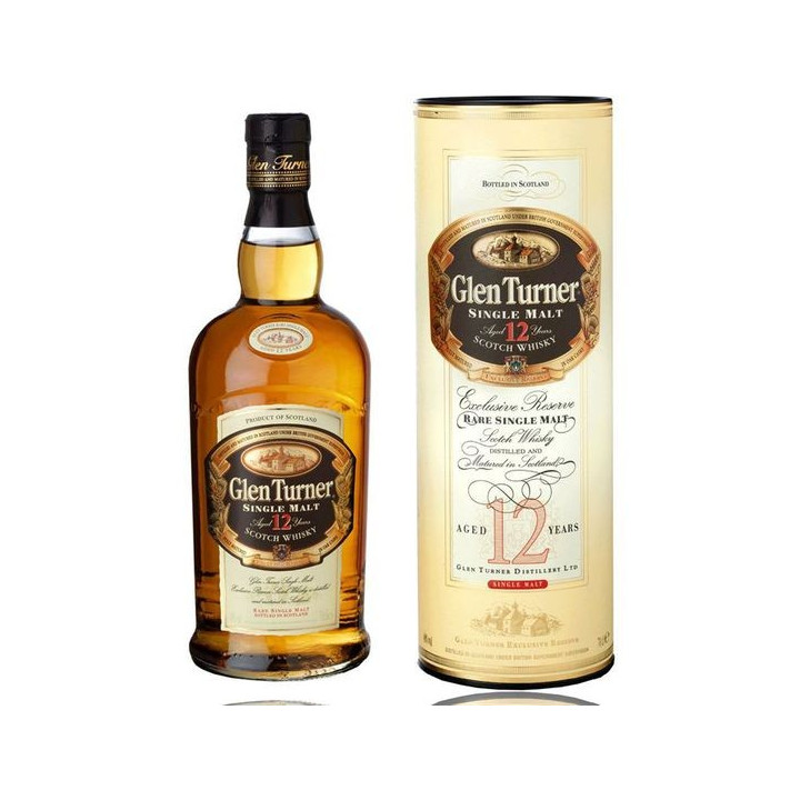 Glenturner Single Malt 12 ans 40° 70cl / Scotch Whisky