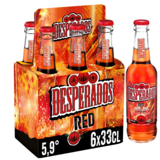 Bière DESPERADOS red btle en verre (24 x 33cl)