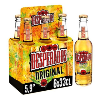 Bière DESPERADOS original btle en verre (24 x 33cl)