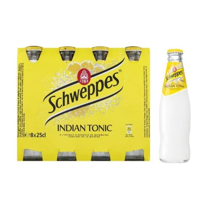 SCHWEPPES indian tonic btle en verre (24 x 25cl)