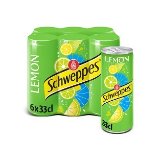 Schweppes Lemon 33CL CAN SLIM
