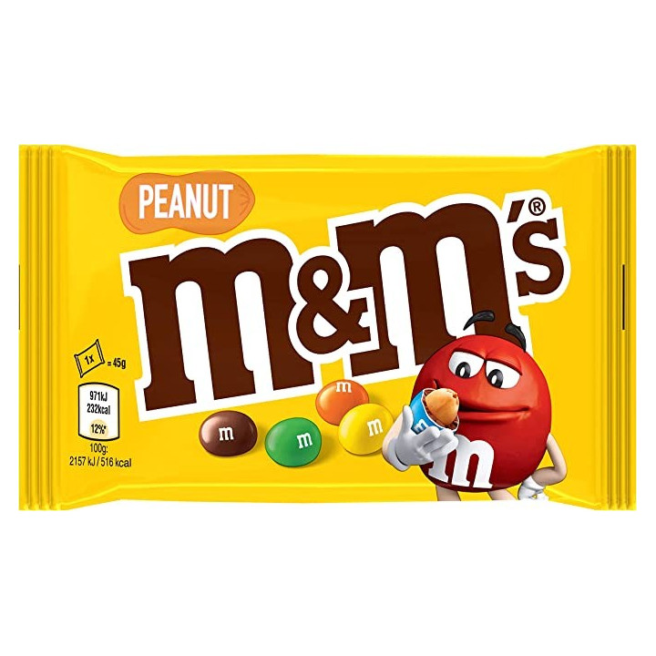 copy of M&M'S CACAHUETE 5x45G x 3