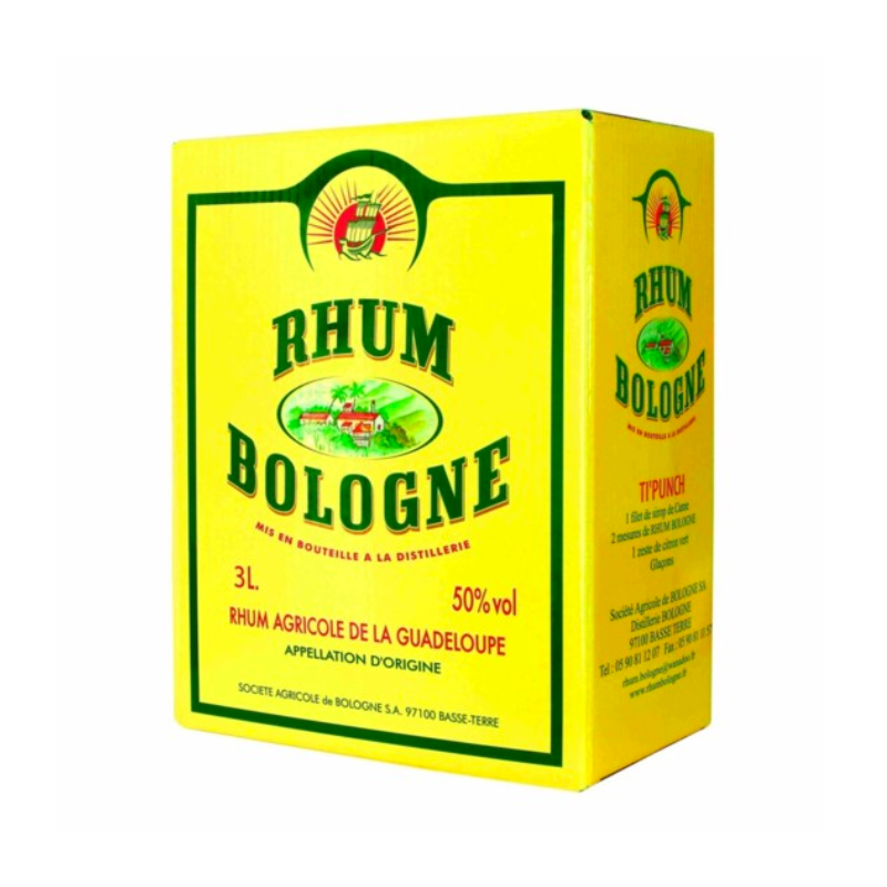 Cubi white rum Bologne 3L 50° | Rum from Guadeloupe