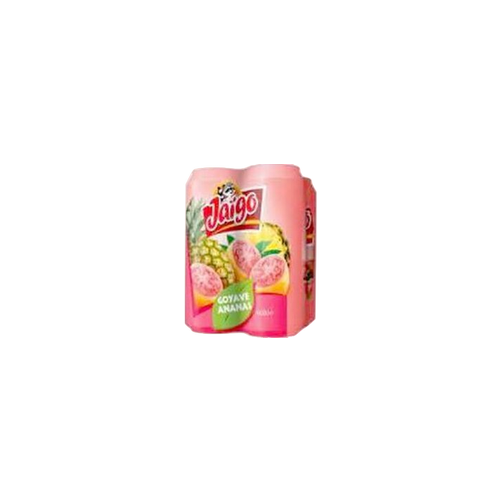 Jus JAÏGO nectar goyave ananas canette (24 x 50cl)