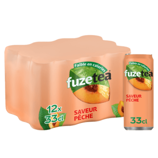 Thé FUZE pêche (24 x 33cl)