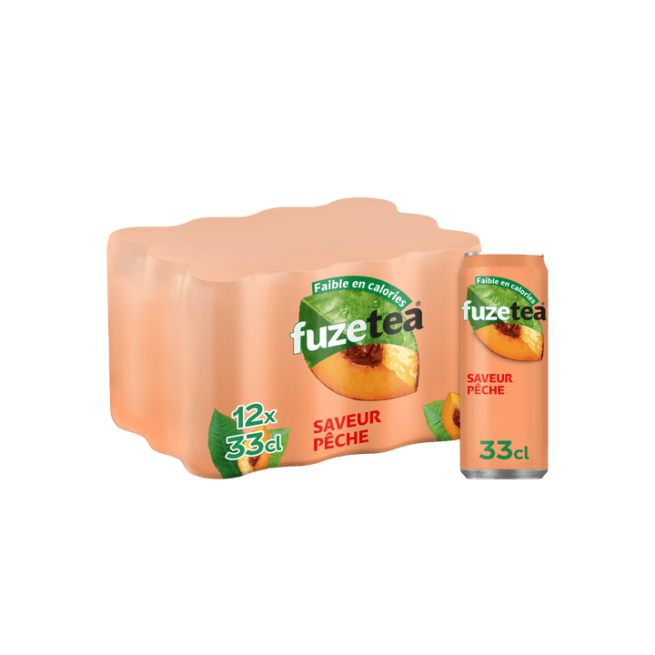 Thé FUZE pêche (24 x 33cl)