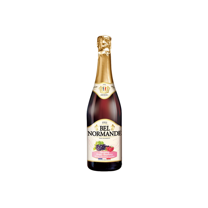 Carton Pétillant BEL NORMANDE Raisin Framboise (12 x 75cl)