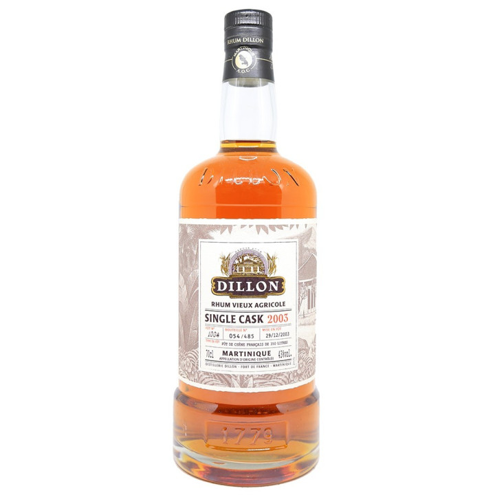 DILLON Single Cask 2003 43° 70cl