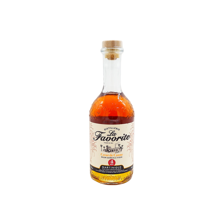 Rhum vieux LA FAVORITE cœur de canne 4 ans 42° (70cl)