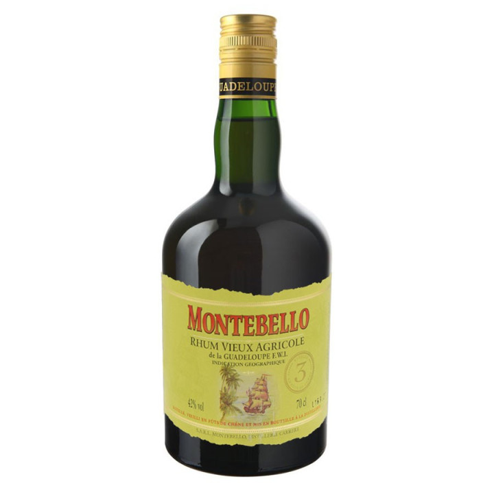 Montebello Echantillon Rhum Vieux 3 ANS 42°