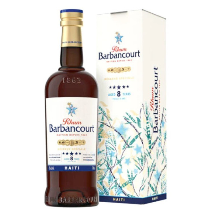 Rhum vieux BARBANCOURT 8 ans 43% (70cl)