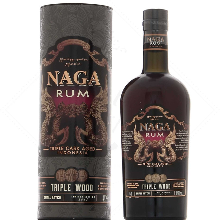 Rhum vieux NAGA triple wood 42,7% (70cl)