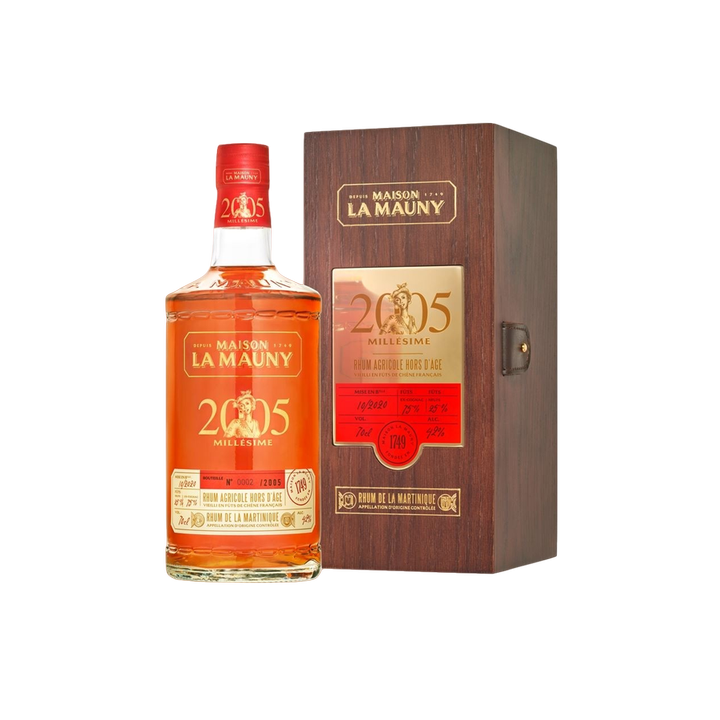 Rhum vieux MAISON LA MAUNY millésime 2005 22S 42% (70cl)